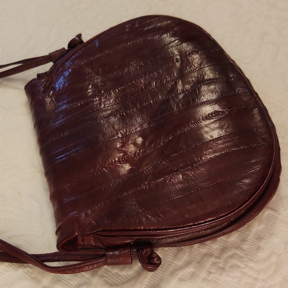 Vintage Eel Skin Shoulder Bag - Picture 4 of 7
